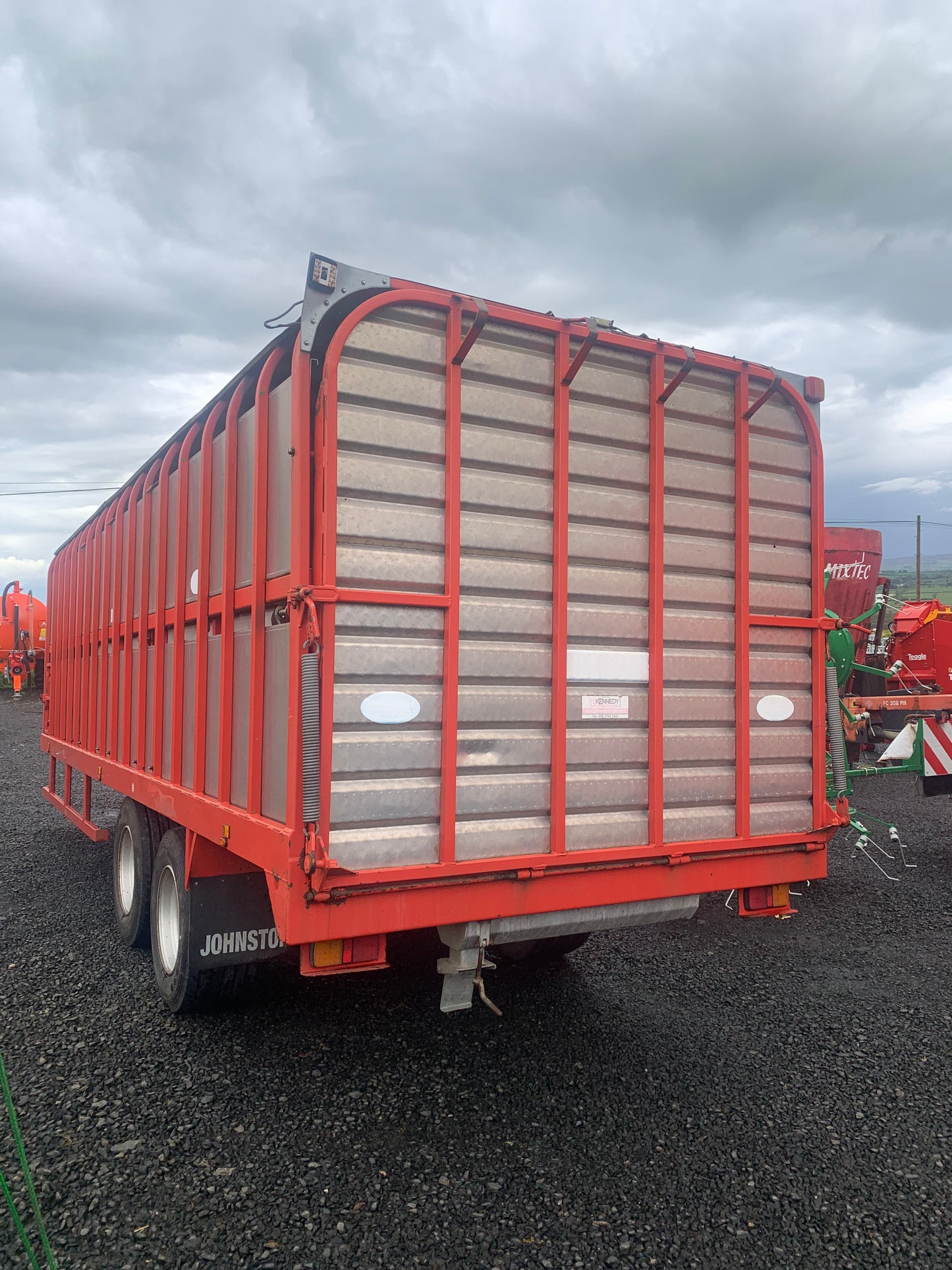 Johnston stock trailer