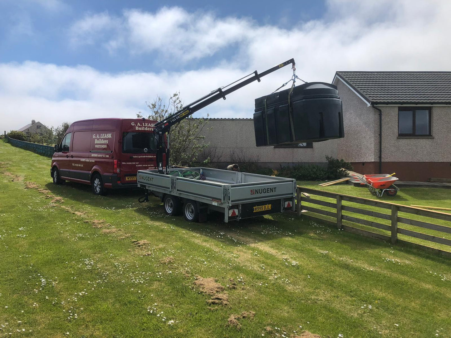 Trailer Crane