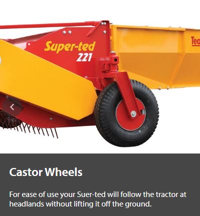 Teagle Super Ted 221 Swath Conditioner