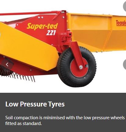 Teagle Super Ted 221 Swath Conditioner