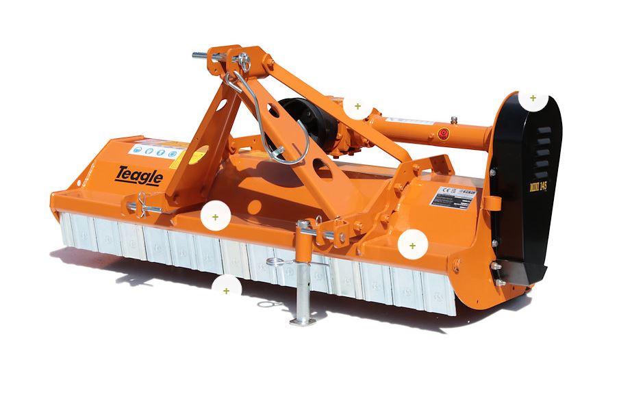 Teagle Mini Flail Mower (Available in 3 Cutting Widths 1.15m & 1.25m & 1.45m)