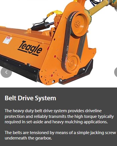Teagle TA/K Compact Verge Mower (Available in 3 Cutting Widths 1.15m, 1,25m, 1.45m)