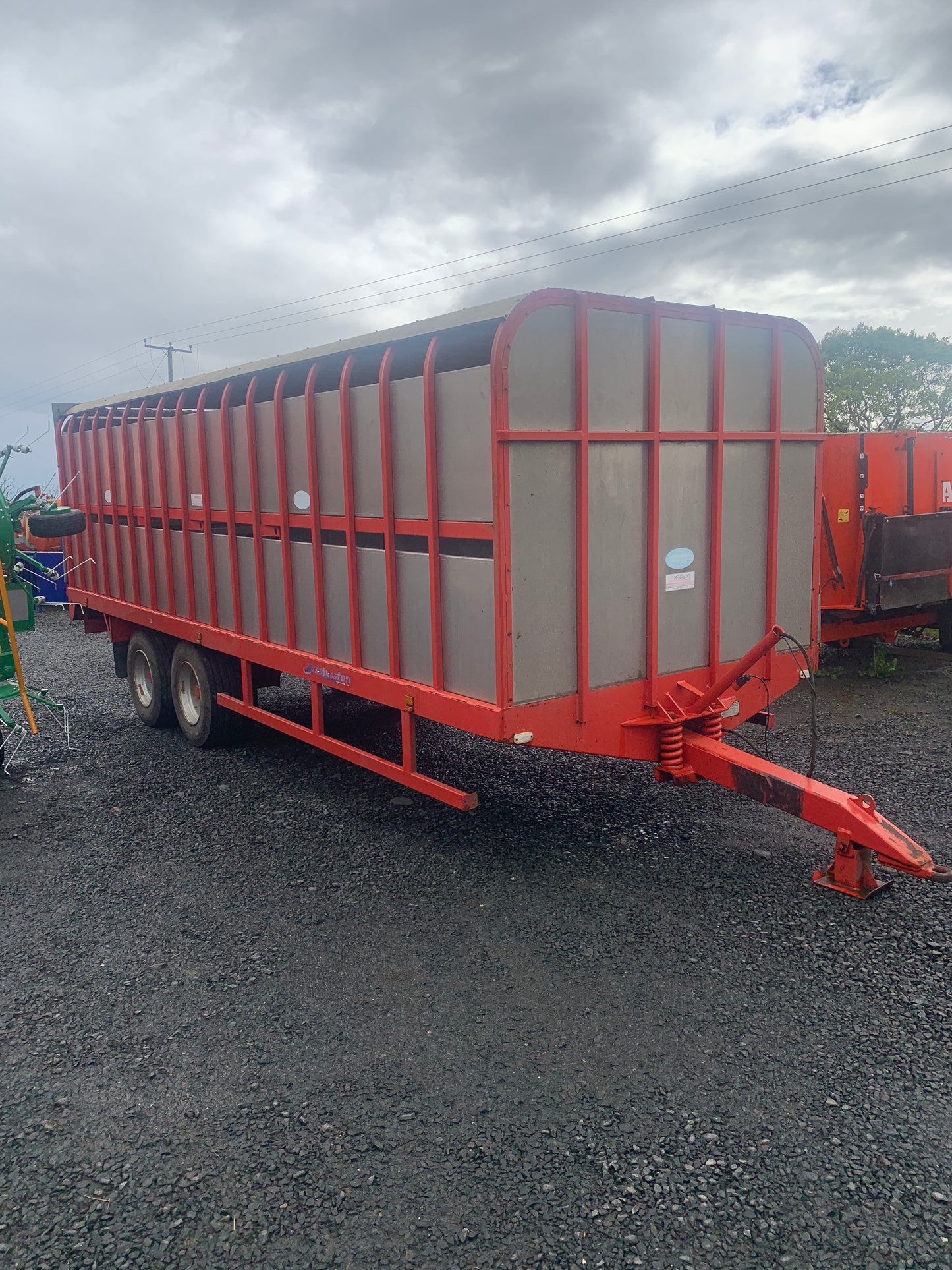Johnston stock trailer