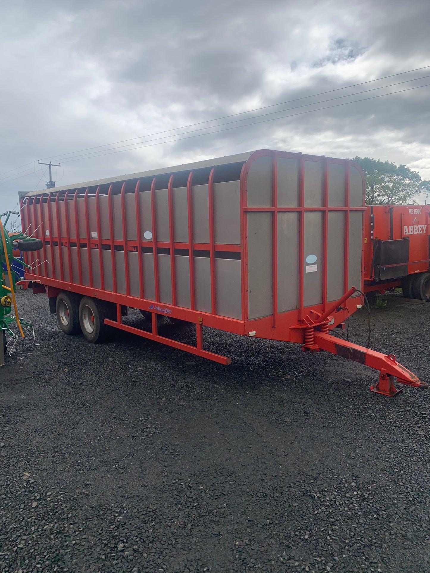 Johnston stock trailer