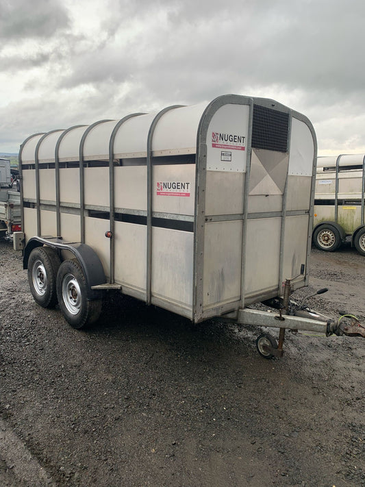 Used Nugent 12 x 6 Livestock Trailer