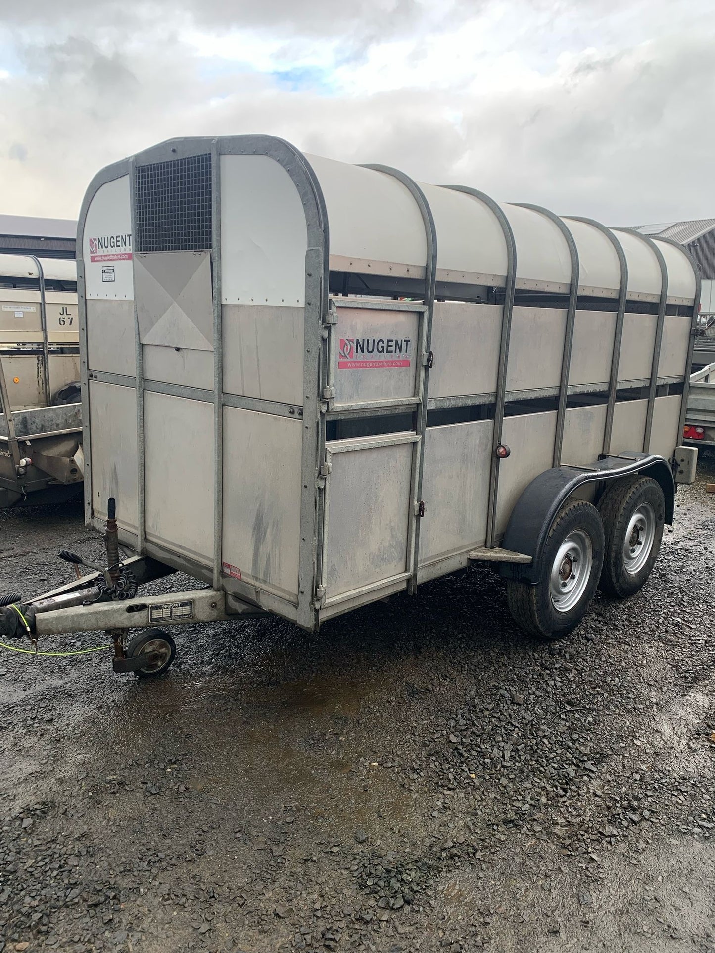 Used Nugent 12 x 6 Livestock Trailer