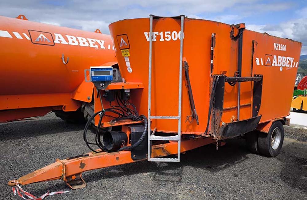 Used Abbey VF1500 Tub Feeder