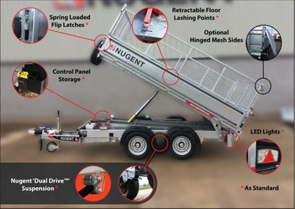 Nugent 10 x 6 Tipping Trailer