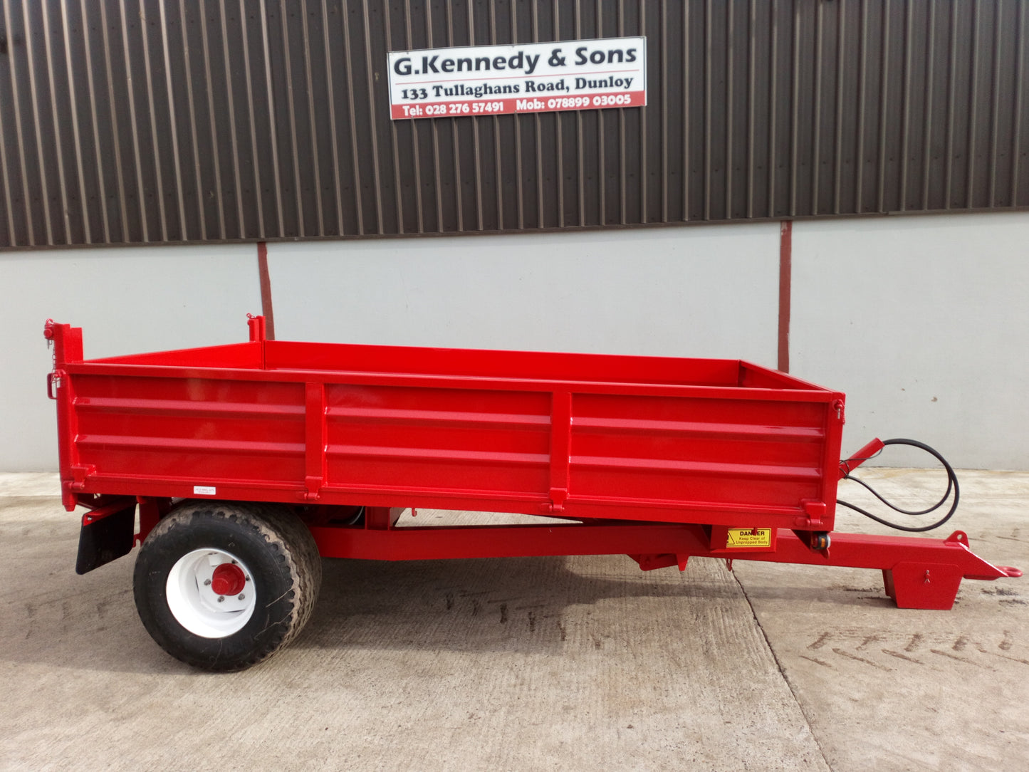 Woods 11x6'8 Tipping Trailer