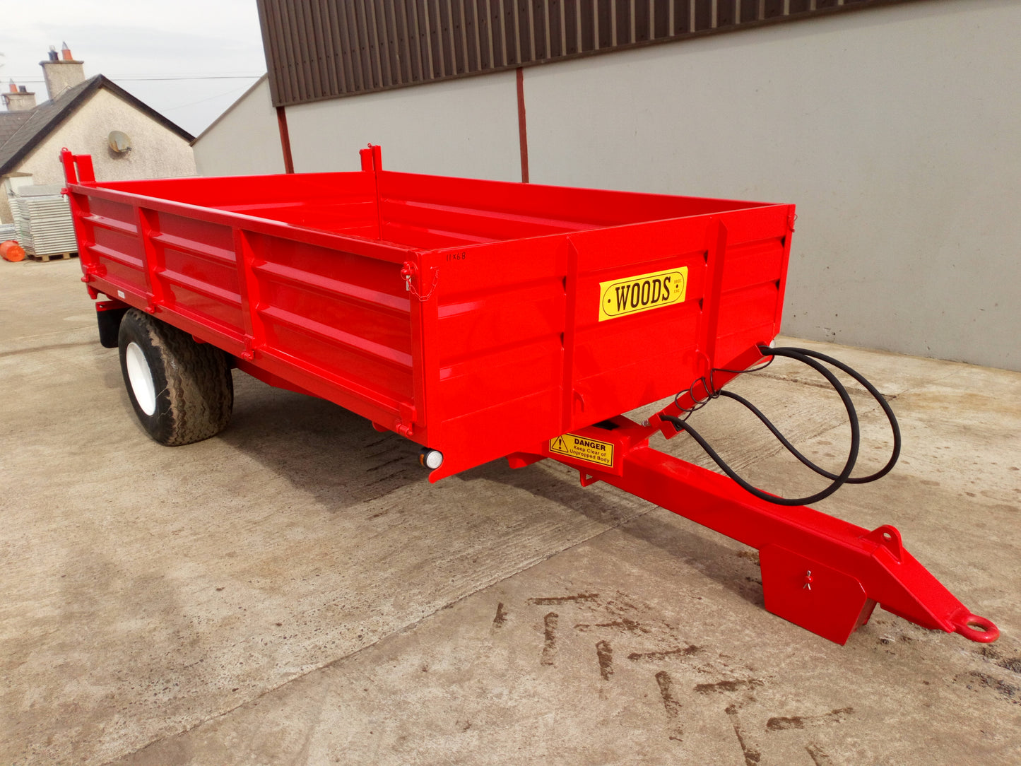 Woods 11x6'8 Tipping Trailer