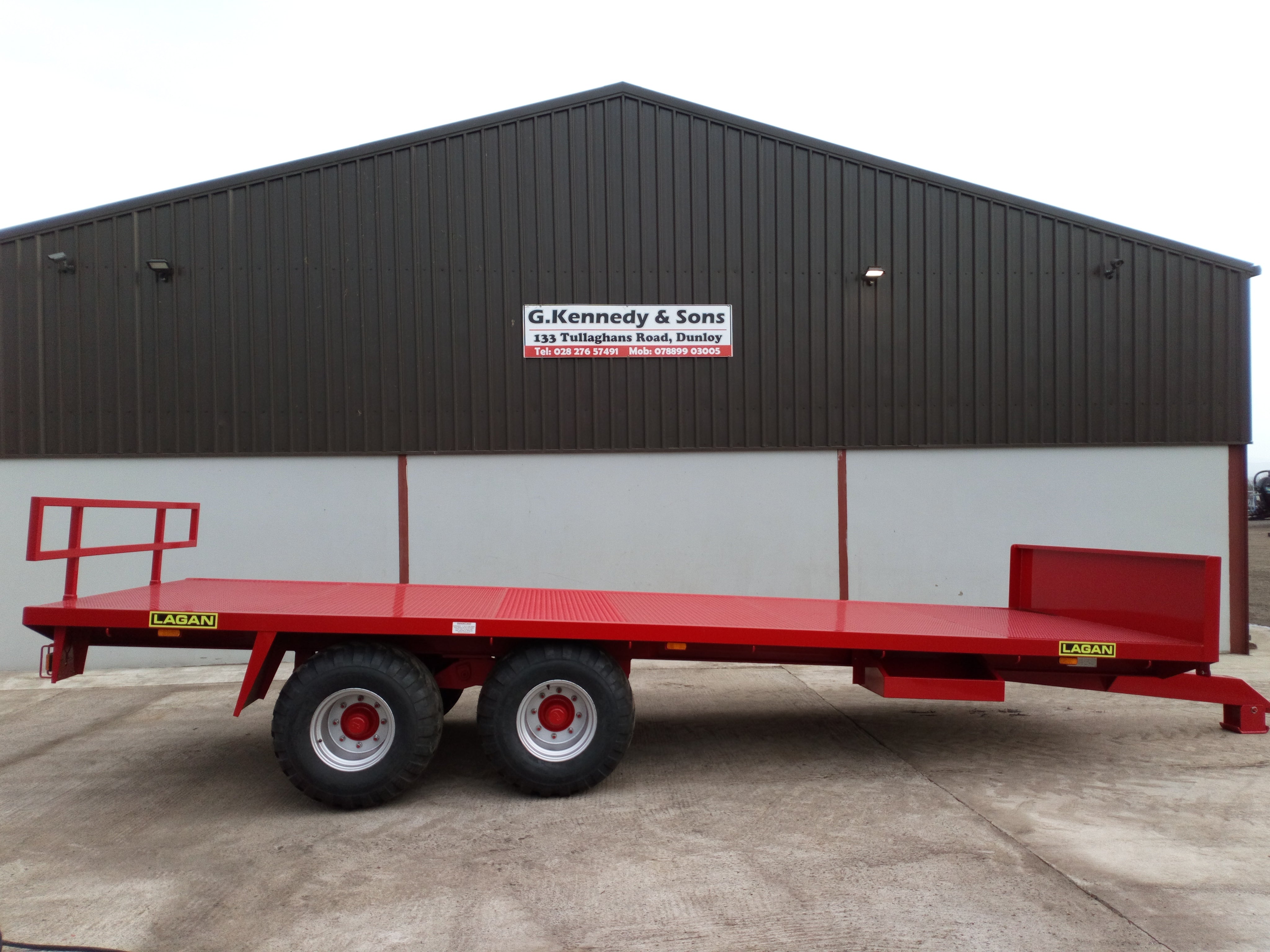 Lagan 23ft x 8ft Bale Trailer – Gerard Kennedy & Sons (Farm Machinery ...