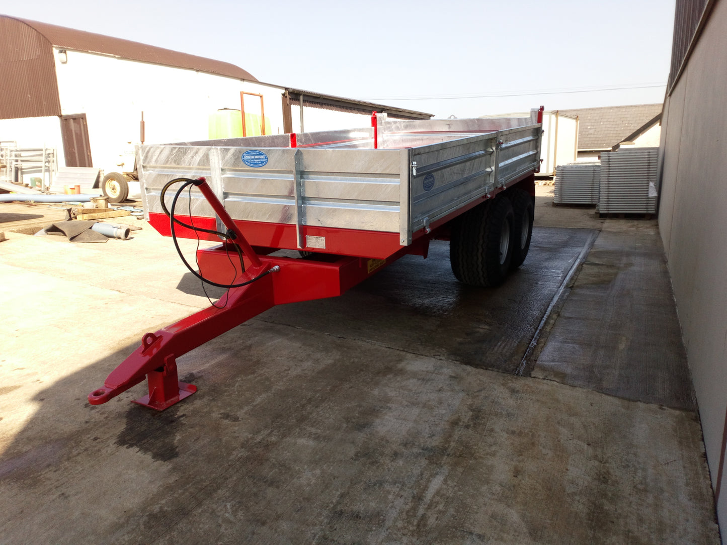 Johnston 14 x 7'6 Tipping Trailer