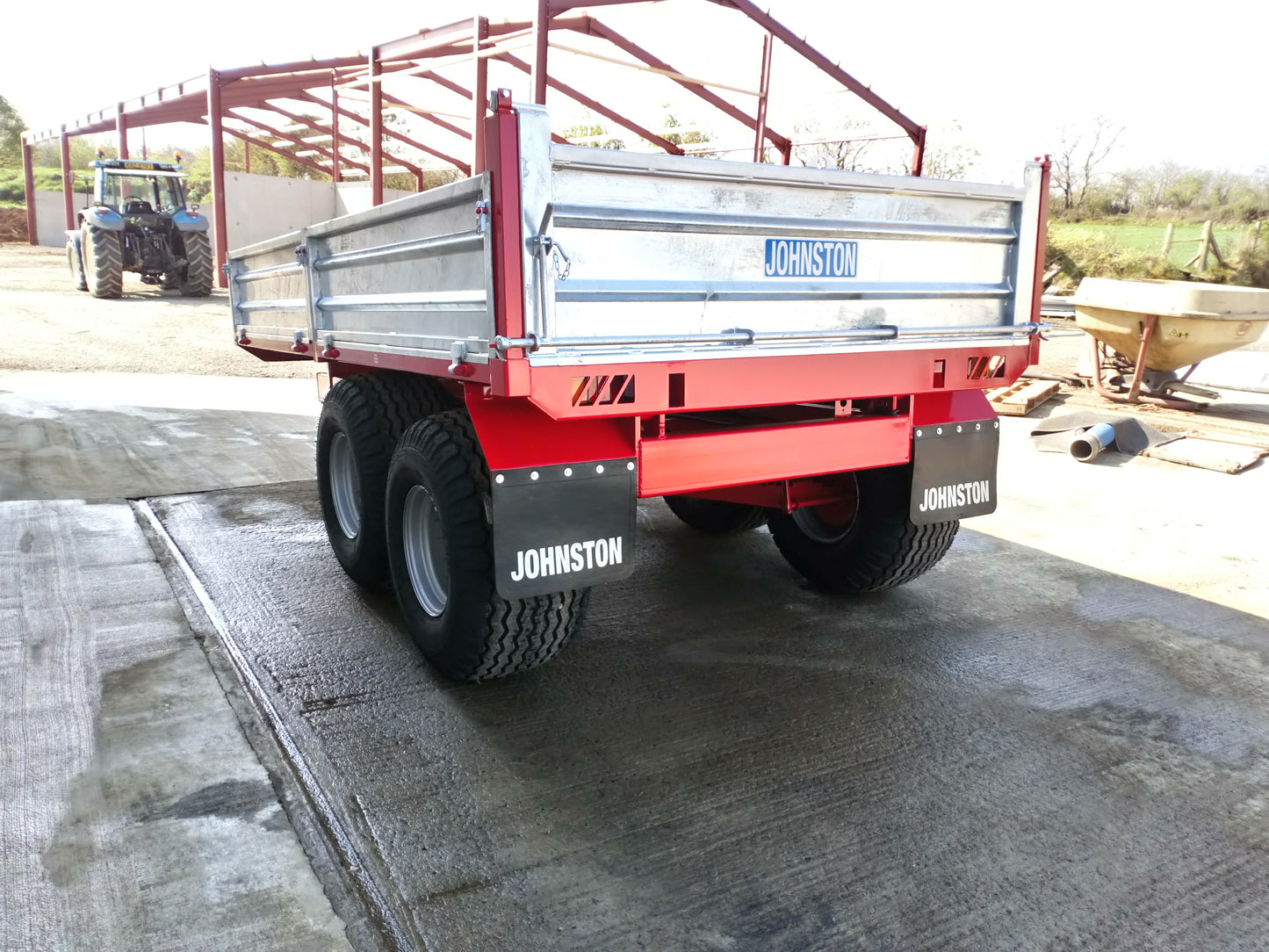 Johnston 14 x 7'6 Tipping Trailer