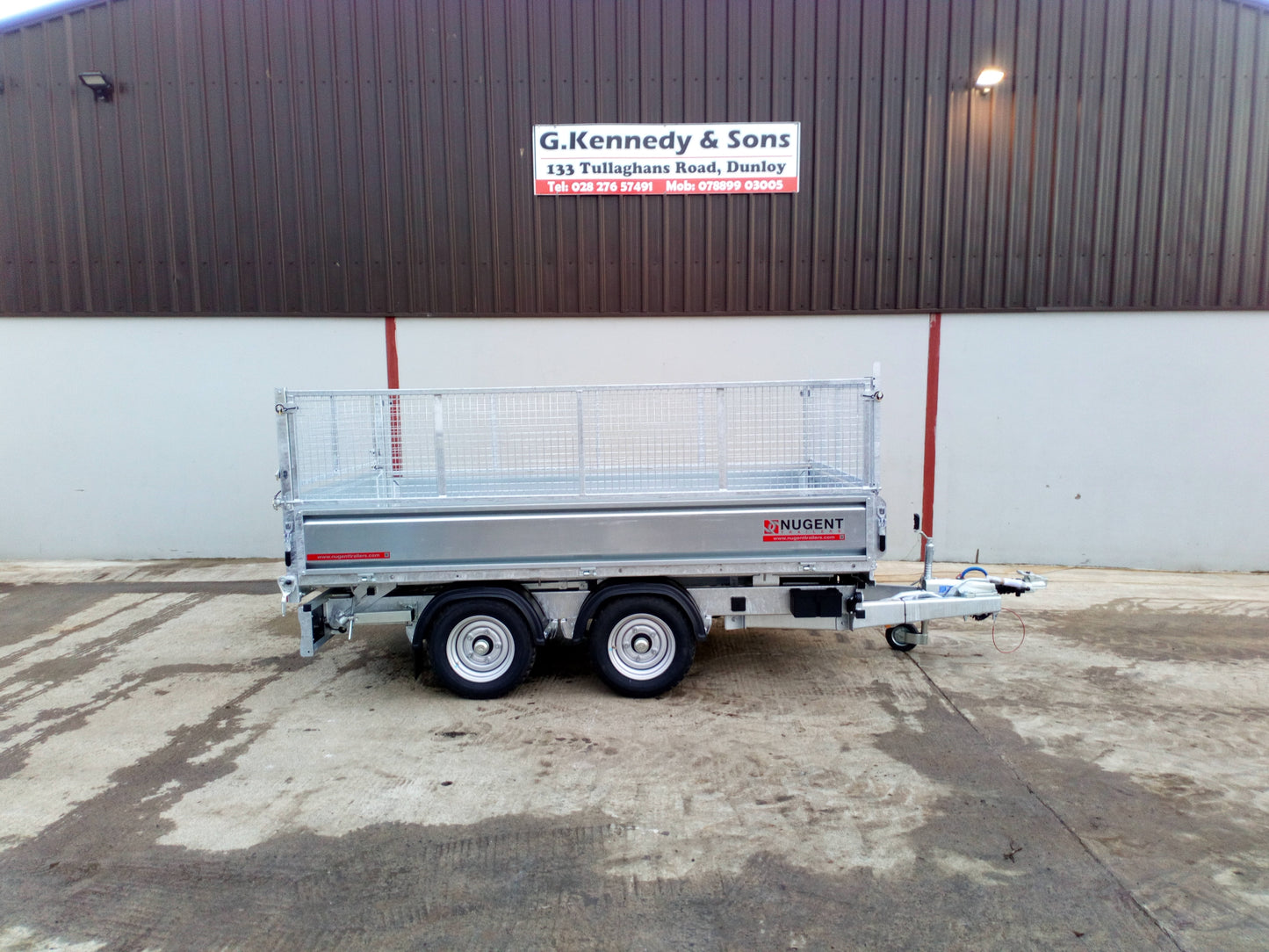 Nugent 10 x 6 Tipping Trailer