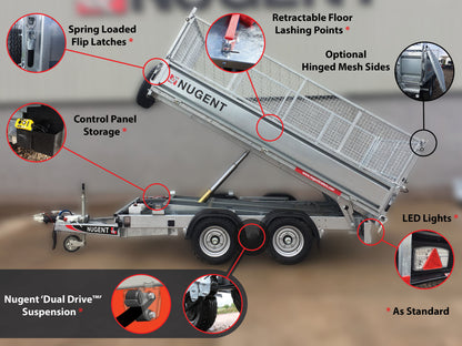 Nugent 8 x 5 6" Tipping Trailer